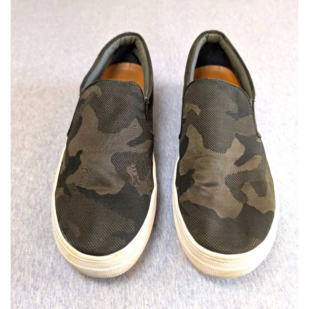 Steve Madden Men's Camo Canvas Slip-On Casual Shoes Gray/Black US 9.5M